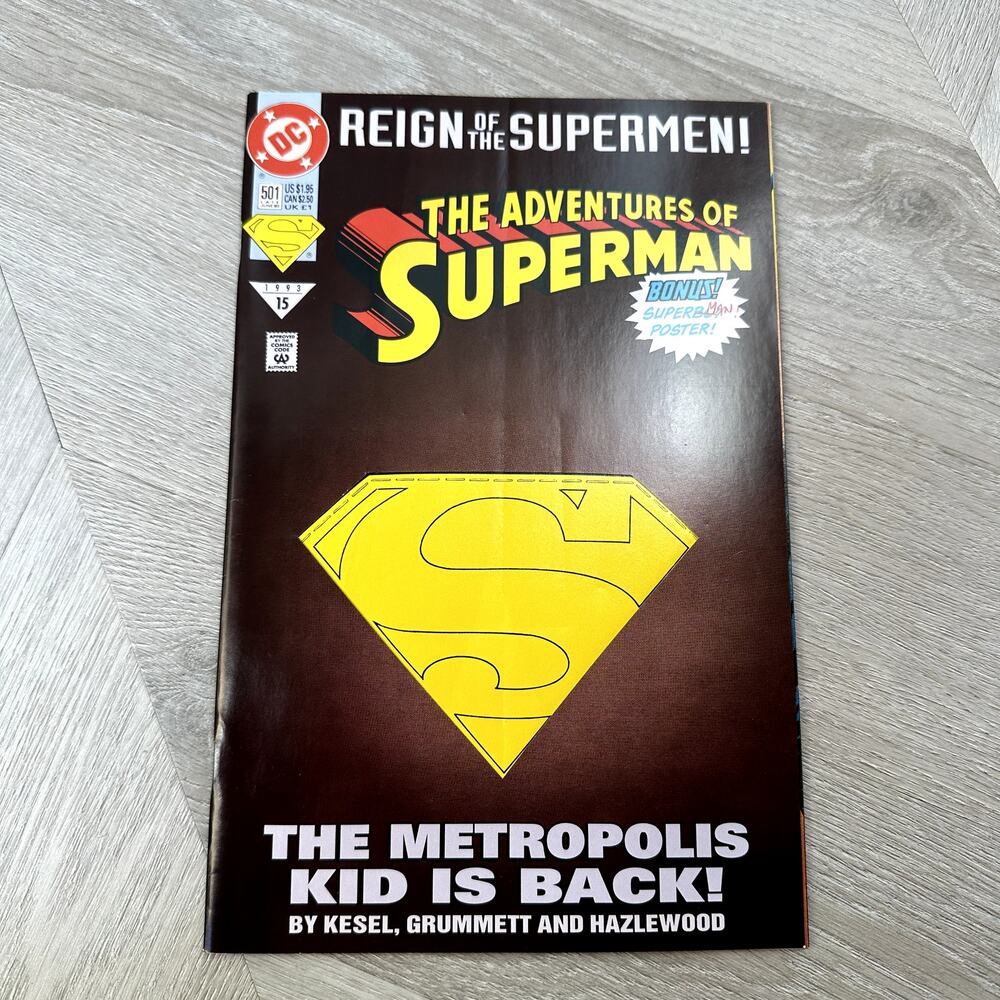 Adventures of Superman 15 501 June 1993 Comic Book DC Comics Reign of Supermen